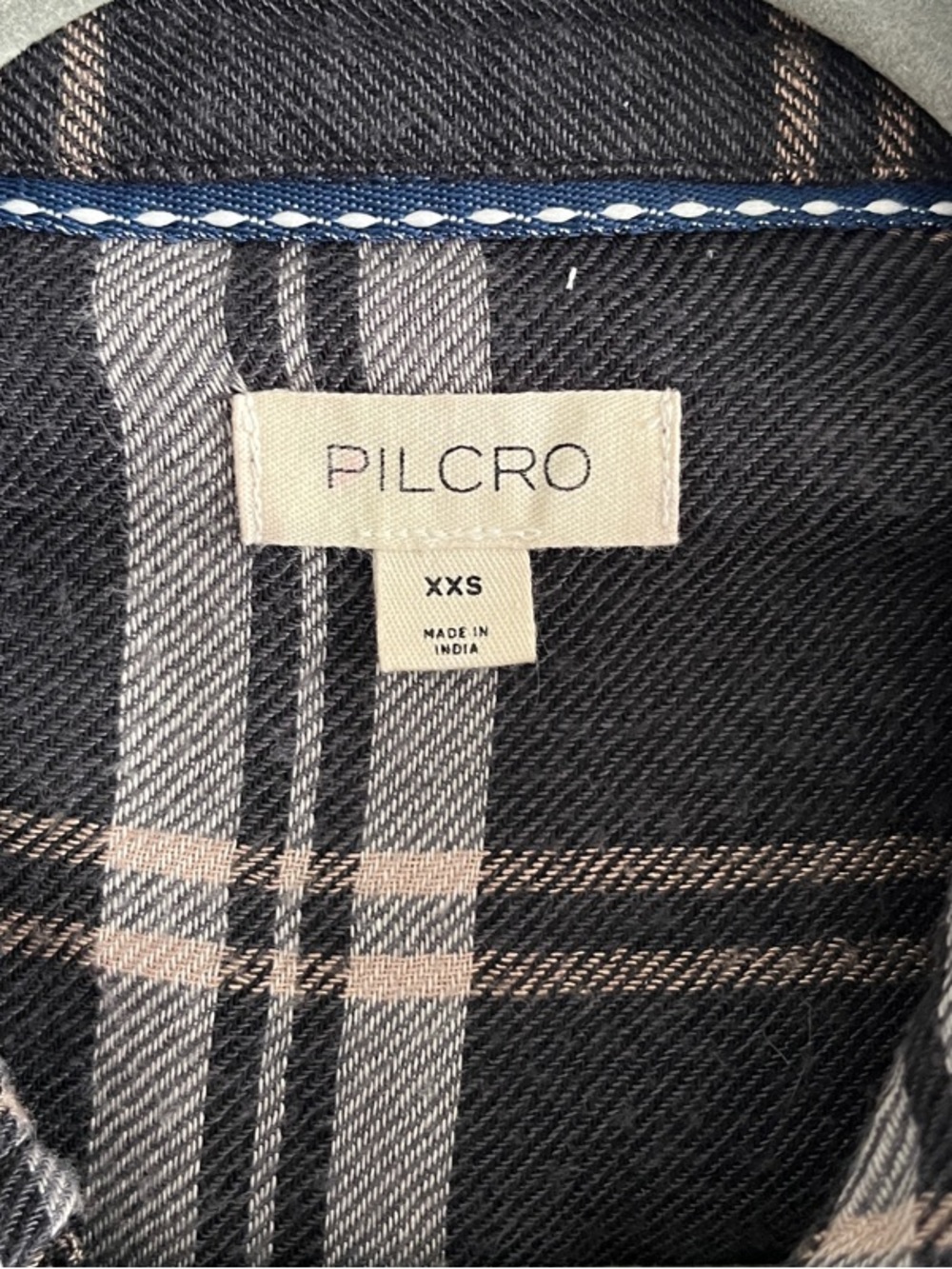 Anthropologie Pilcro Oversized Tuxedo Button Down Shirt - Size XXS - EUC - Picture 10 of 14